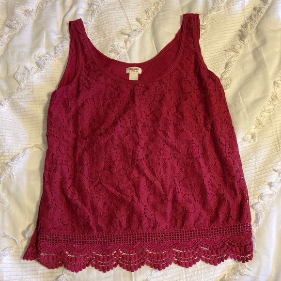 Mossimo Supply Co. Tops - Mossimo Maroon Tank